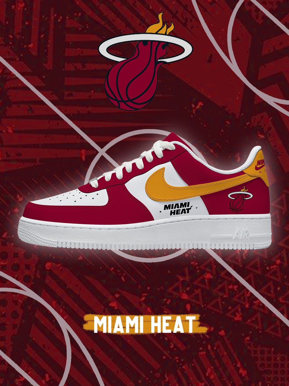 Miami Basketball Custom Air-Style Sneakers