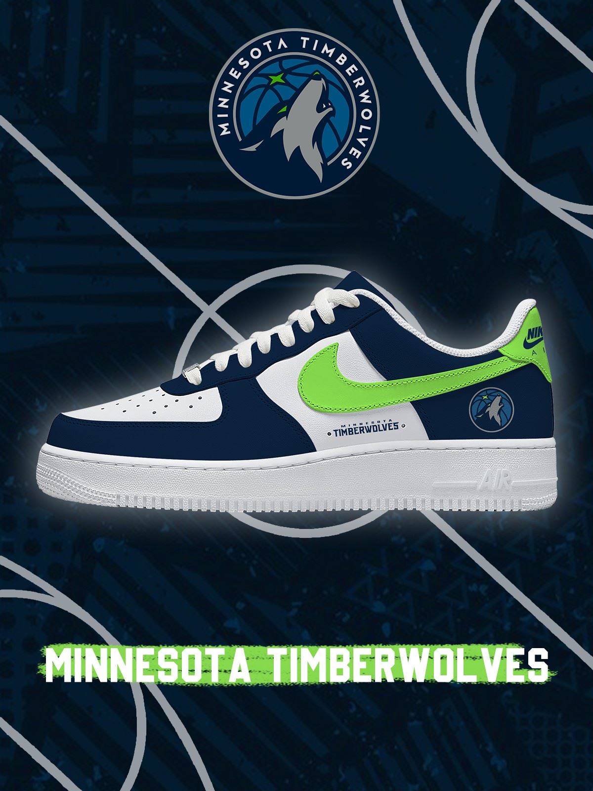 Minnesota Basketball Custom Air-Style Sneakers