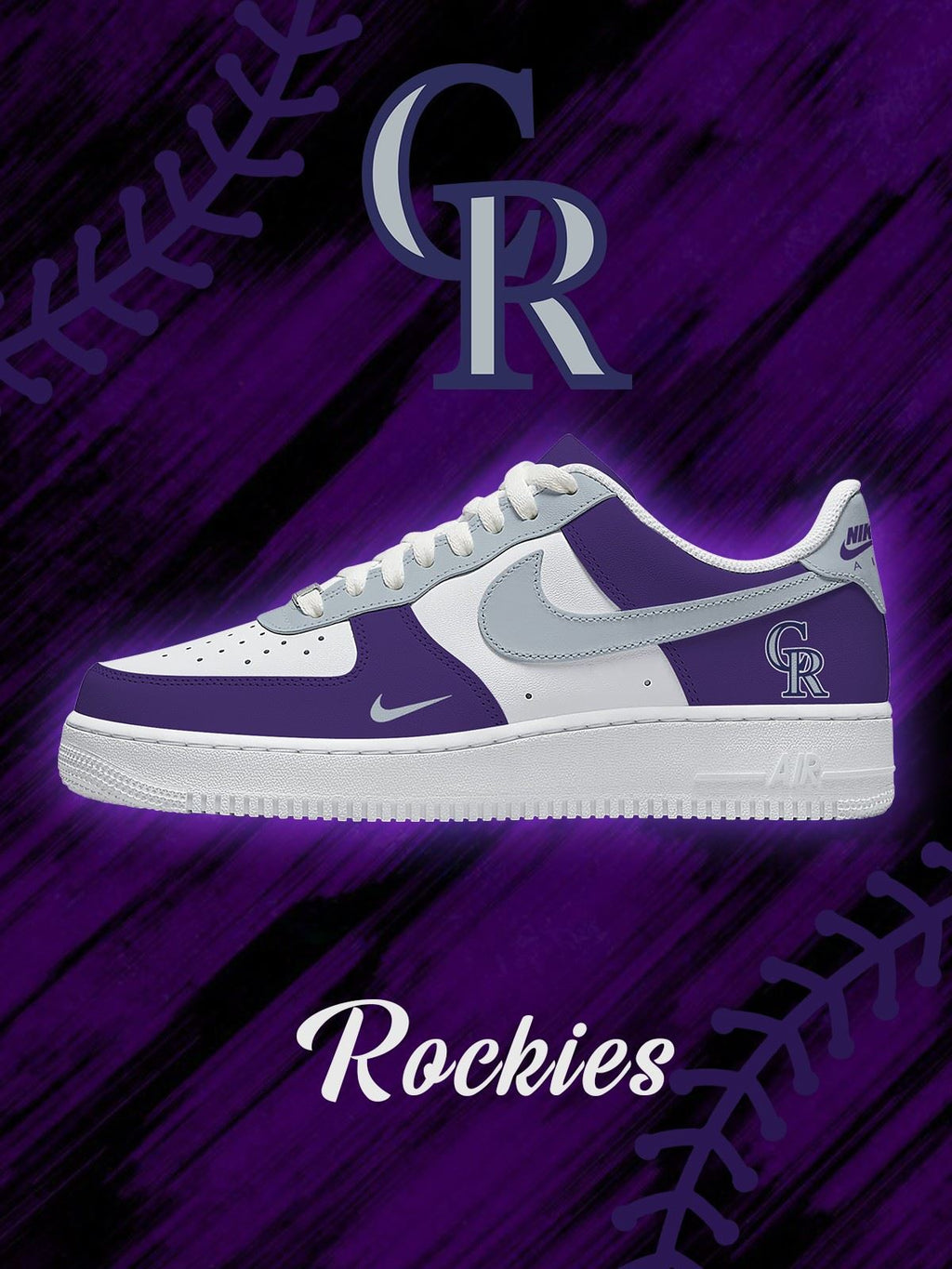 Colorado Baseball Custom Air-Style Sneakers