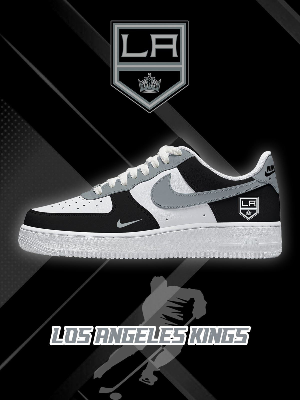 Los Angeles Hockey V.1 Custom Air-Style Sneakers