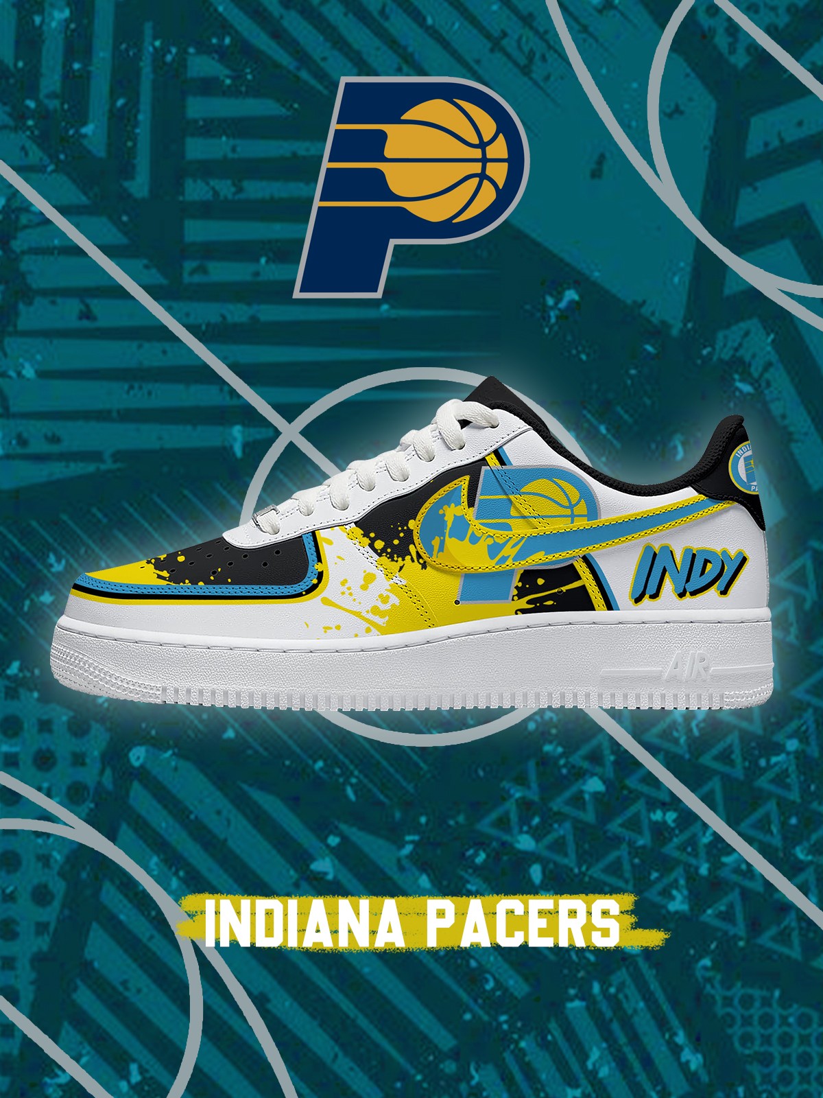 Indiana Basketball V.3 Custom Air-Style Sneakers