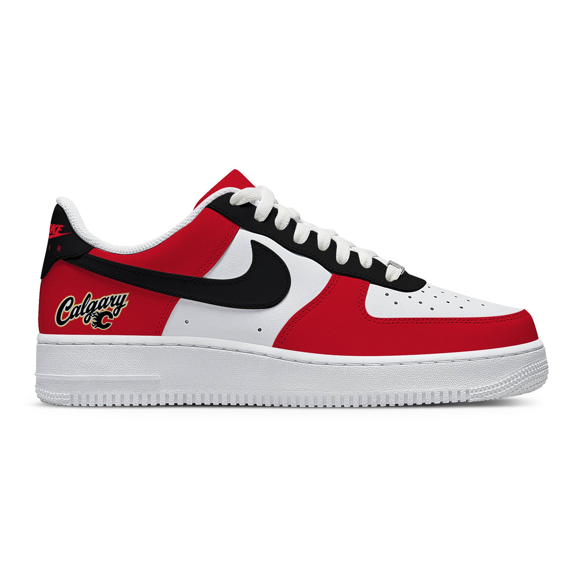 Calgary Hockey V.1 Custom Air-Style Sneakers
