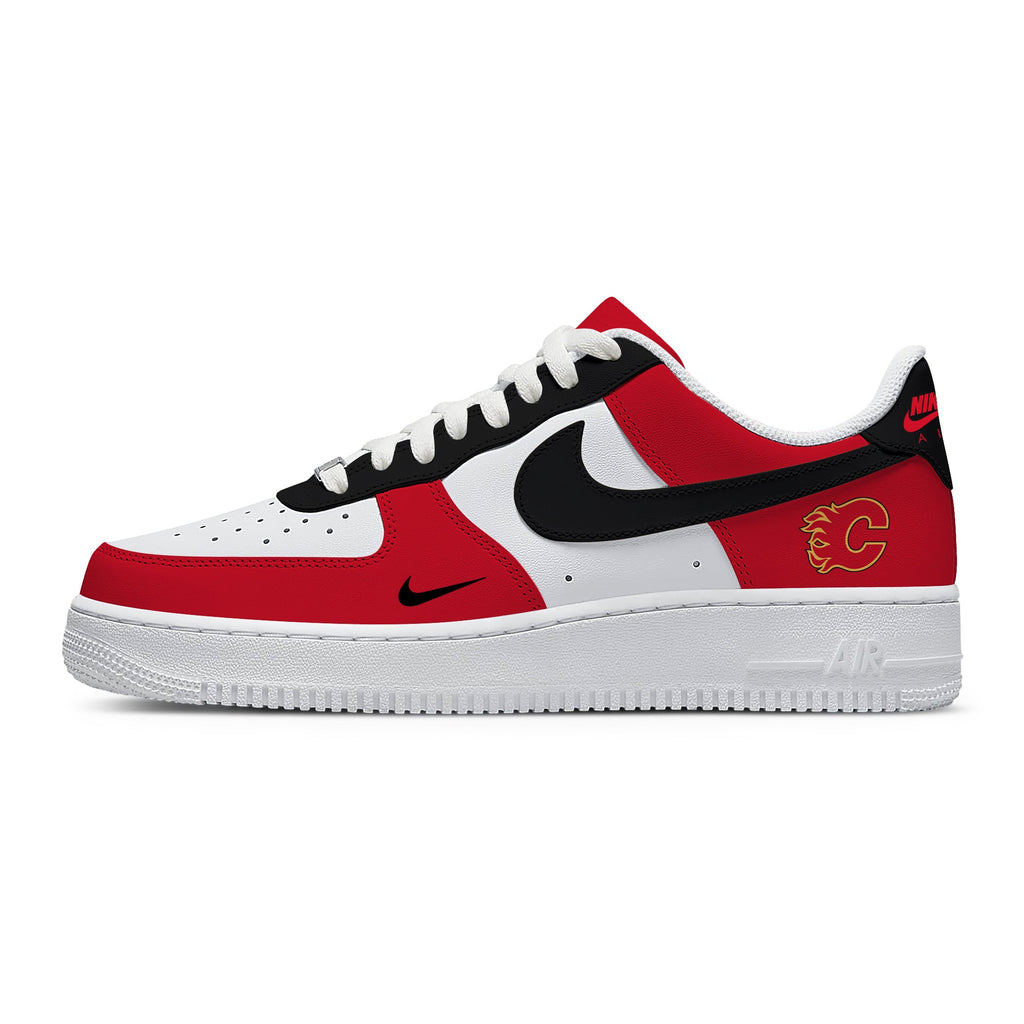 Calgary Hockey V.1 Custom Air-Style Sneakers