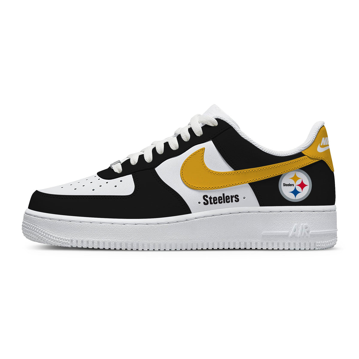 Pittsburgh Football Custom Air-Style Sneakers