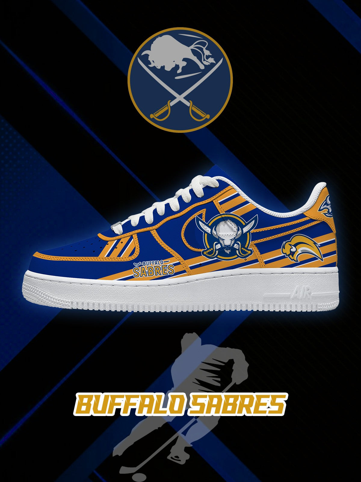 Buffalo Hockey V.2 Custom Air-Style Sneakers