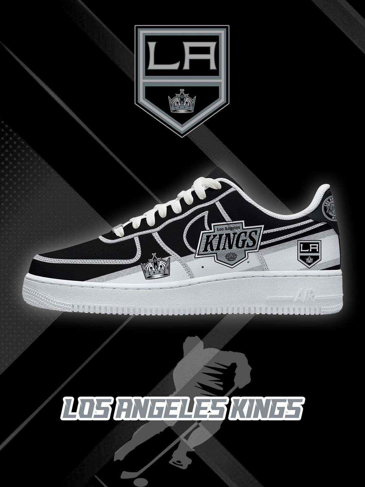 Los Angeles Hockey V.2 Custom Air-Style Sneakers